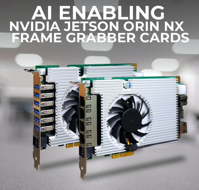 Impulse Embedded offers AI-enabled Nvidia Jetson Orin NX frame grabber cards